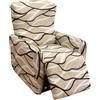 WWQQKJ 4-Pezzi Copripoltrona Relax Reclinabile Universale, Moderna Fodere Copripoltrona Reclinabile 1 Posto Elasticizzato Lavabile Rimovibile,Copertura per Poltrona Reclinabile(G)