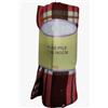 Corredocasa Plaid in Pile Extra Morbido e Soffice con Elegante Trama Scozzese - Leggero e Confortevole - Coperta Perfetta per Divano, Letto (Arancio/Rosso, Una piazza e mezzo 160x210)