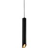 Elksdut Lampada a sospensione a tubo obliquo Mini lampada a sospensione nera per cucina sopra il lavello, Lampade a sospensione a LED in stile minimalista Faretto Lampada da pranzo Soggiorno Bancone bar Lampa