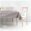 Giuri Tessuti - Tovaglia impermeabile in tela di cotone cerato - Lavabile - Bordata - Antimacchia - Made in Italy (140x140cm, Fiori Blu)