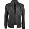 VEQUÈ Giubbotto Uomo Invernale Giubbino Imbottito Con Pelliccia Giacca in Eco Pelle Nera Casual (IT, Testo, 3XL, Regular, Regular, Nero Biker)