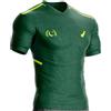 UNITIF Maglia Pakistan Calcio PK-124 Microfibra Camicia, Felpa, Tshirt, Verde, M
