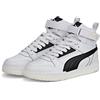 PUMA Rbd Game Jr, Scarpe da Ginnastica, White Black Team Gold, 37.5 EU