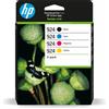 HP Multipack HP nero / ciano / magenta / giallo 6C3Z1NE 924 1700 Pagine