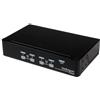 StarTech.com Switch KVM USB 4 porte, montabile a rack 1U, con OSD