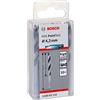 Bosch Accessories 2608577210 HSS PointTeQ (4,2 x 43 x 75 mm) - Set da 10 Pezzi di Punte Elicoidali per Trapano per Metallo, Acciaio, Fusione o Plastica, Grigio (Argento), Ø 4.2 mm