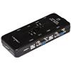 LINK - SWITCH KVM MANUALE PER 4 PC USB / VGA CON 1 MOUSE, 1 TASTIERA USB E 1 MONITOR VGA CON CAVI INCLUSI