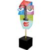 Casablanca modernes Design Casablanca - Statuetta decorativa grande a forma di scultura XL, in resina, in metallo, multicolore, decorazione regalo di compleanno, altezza 52 cm
