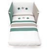 PALI Piumone Astrid Set 3 Pezzi Bianco Verde Tortora Pali