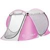 Nils Camp Parasole da spiaggia con protezuine UV 30 spf rosa