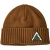Patagonia Brodeo Beanie, Dawn tracks patch: shelter brown