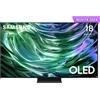 Samsung TV OLED 4K 65" QE65S90DATXZT Smart TV Wi-Fi Graphite Black 2024, Processore NQ4 AI GEN2, Self-illuminating pixels, Laser Slim Design, Dolby Atmos