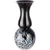 GILDE Vaso decorativo a forma di trofeo in vetro, realizzato a mano, in vetro colorato, altezza 36,5 cm