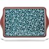 H&H 8783646 Vassoio Grace, Melamina, Verde, 46.5 x 29.5 cm