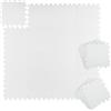 Relaxdays Tappeto da Palestra, 30x30 cm, 24 Piastrelle, 1m², Tappetino a Puzzle, per Pesi da Fitness, in Gomma, Bianco
