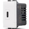 Mapam Presa USB C compatibile Bticino Light - ART 836B
