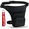 HAND-PRO Marsupio gambale moto cosciale uomo Morsello laterale da gamba donna, militare