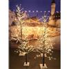 Xone Albero di natale a led Luce Calda Innevato Tonco e rami spogli da 120 a 210 cm