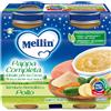 Mellin Semolino Verdure Pollo Pappa Completa 6m+ 2x200g