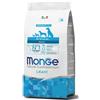 MONGE & C. SPA Monge Salmone E Riso Light Cibo Secco Cani Adulti Sacco 2,5 Kg