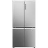 Haier Cube 90 Serie 7 HCR79F19ENMM frigorifero side-by-side Libera installazione 646 L E Platino, Acciaio inox