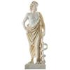 BeautifulGreekStatues Asclepio Dio Greco della Medicina Alabastro H/m Tono Dorato Statua della Copia del museo 23cm