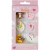 Decora 0500429 Confezione da 6 Decorazioni Baby Girl In Zucchero