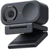 Insta360 Link 2C Pack standard - Webcam 4K per PC/Mac, Sensore da 1/2, Auto inquadratura, HDR, Mic di cancellazione del rumore IA, Controllo gestuale per lo streaming, Videochiamate, Gaming