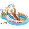 Intex Piscina Gonfiabile Bambini Intex con Scivolo cm 295x191x130 57149 Candy Zone