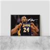 KOBE BRYANT LOS ANGELES LAKERS NBA Autografo ARTWORK CORNICE COLLEZIONE BASKET