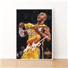 KOBE BRYANT LOS ANGELES LAKERS NBA Autografo ARTWORK CORNICE COLLEZIONE BASKET