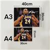 KOBE BRYANT LOS ANGELES LAKERS NBA Autografo ARTWORK CORNICE COLLEZIONE BASKET