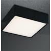 OUTLET PLAFONIERA LED KLIO NERA 36W 2900LM 4000K 21,1X21,1X5CM