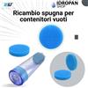 Ricambio filtro spugna per contenitori vuoti 2 pezzi