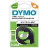 Dymo LetraTag etichette originali di carta autoadesiva | rotolo da 12 mm x 4 m | stampa nera su bianco | LT etichette autoadesive per etichettatrice LetraTag | 1 pezzo