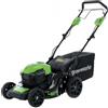 GREENWORKS Tagliaerba a Batteria Elettrico Tosaerba 48V Sacco 55 Lt GD48LM46SPK4 GREENWORKS