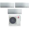 MITSUBISHI ELECTRIC Clima Condizionatore Mitsubishi Trial Kirigamine Zen Silver Ef 7+9+18 3F68vf