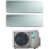 Daikin Climatizzatore Daikin Bluevolution Dual Split Emura White Iii 9+9 2Mxm68n