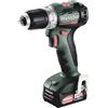 Metabo PowerMaxx BS 12 BL 601044500 Trapano avvitatore a batteria 12 V 2 Ah