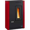 Nordica Extraflame Stufa a Pellet Slim Ventilata 4.4 kW 10 Kg Bordeaux Luisella Nordica Extraflame