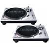 TECHNICS SL1200 MK7 coppia giradischi professionali per DJ SILVER grigio NUOVI