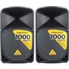 BEHRINGER EUROLIVE B112D coppia casse speaker diffusori amplificati 1000 watt