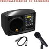 BEHRINGER IMPIANTO AUDIO B207 diffusore amplificato mp3 + microfono per karaoke live feste