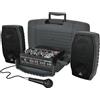 BEHRINGER EUROPORT PPA200 impianto audio portatile mixer casse microfono bag