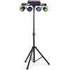 MAX PARTYBAR10 set luci dmx par led jelly moon strobo telecomando dj eventi ecc.