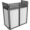 VONYX DB4 PRO stand postazione per DJ Booth trasportabile in metallo con borsa
