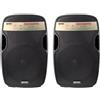 GEMINI AS8P coppia casse diffusori attivi amplificati per live karaoke 1000 watt