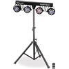 MAX BEAMZ PARTYBAR3 effetto luce 4 par led rgb controllo dmx telecomando infrarossi