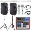 DISCOPIU IMPIANTO AUDIO 860 PACK completo per karaoke pianobar pub animazione ecc. NUOVO