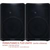 QSC CP12 (coppia) casse diffusori attivi 1000W x live DJ locali spettacoli NUOVE